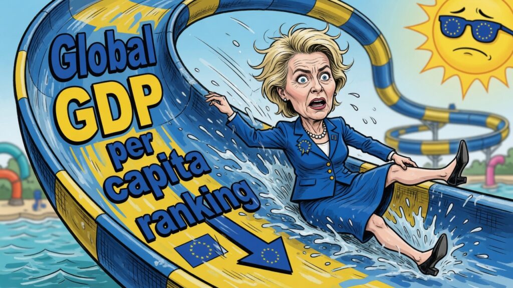 UvdL on the global GDP waterslide