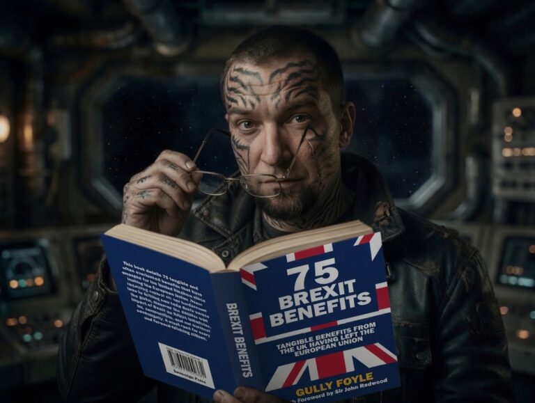 Gully Reading His Book