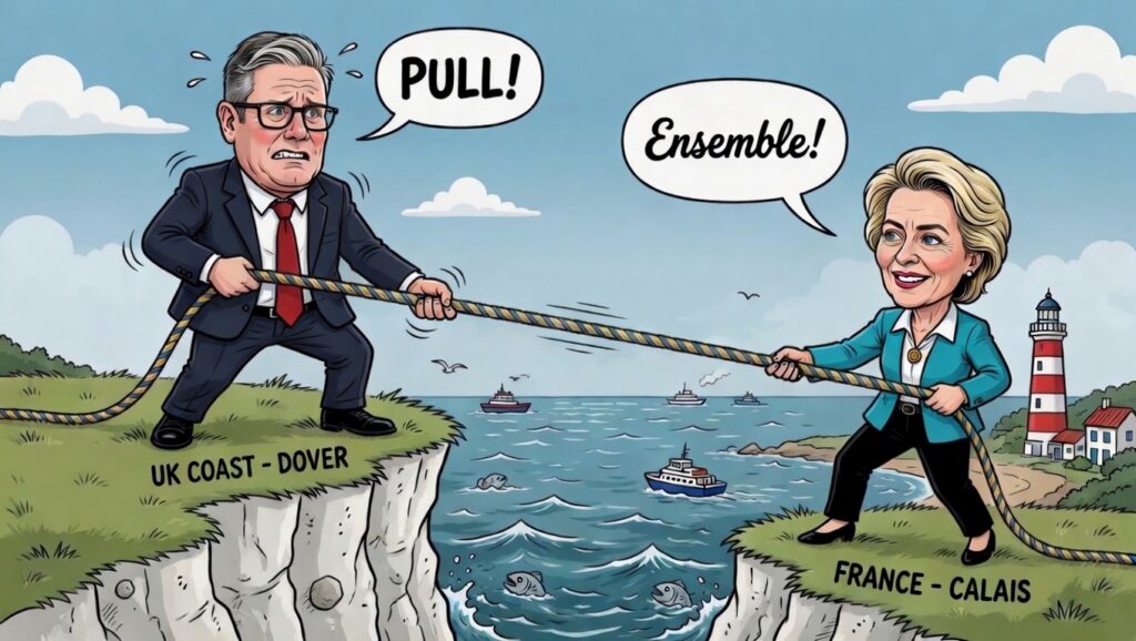 Starmer and UvdL try to pull the UK and EU closer together