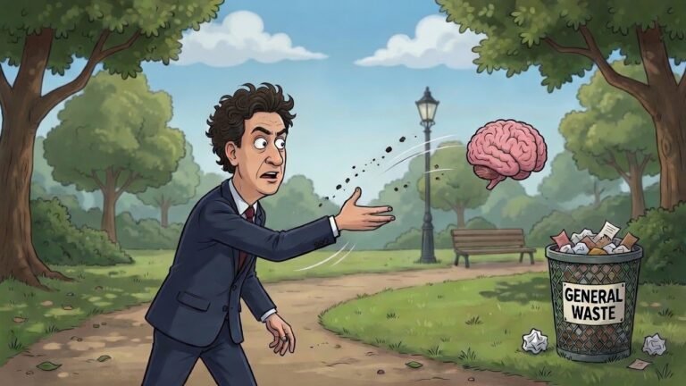 Miliband Throws His Brain Away